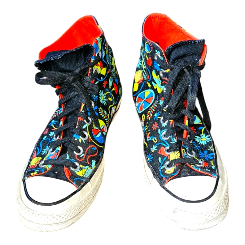 Converse Multicolor Patterned High-Tops